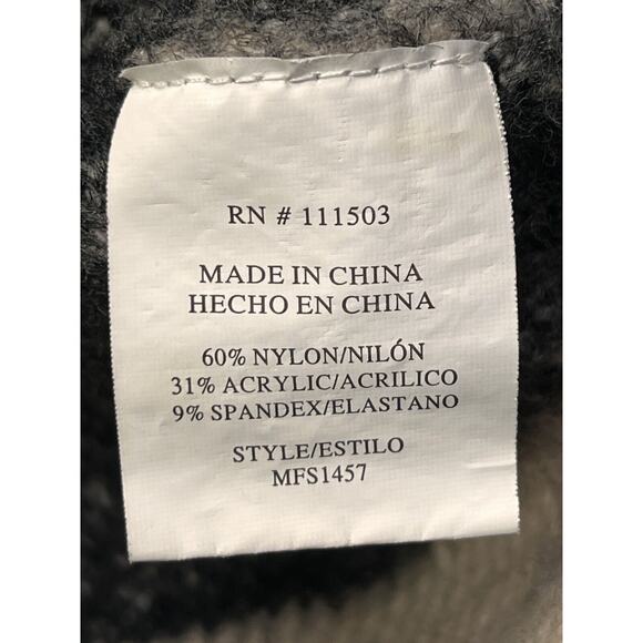 TWINE and STRING Anthropologie Sweater Women Medium Black animal print Mock neck - Picture 4 of 7